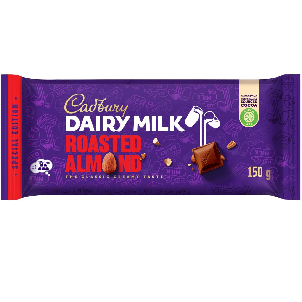 Limited Edition Dairy Milk Roasted Almond 150g