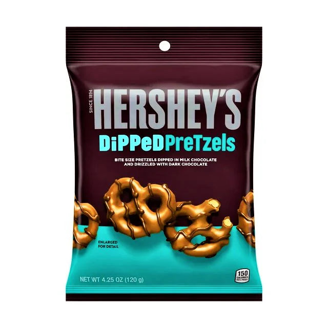 Bretzels trempés Hershey's 120 g