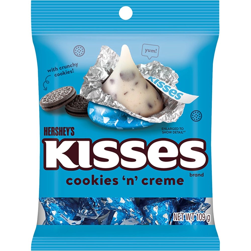 Hershey's Kisses Cookies n' Creme (Japan) 109g - Candy Mail UK