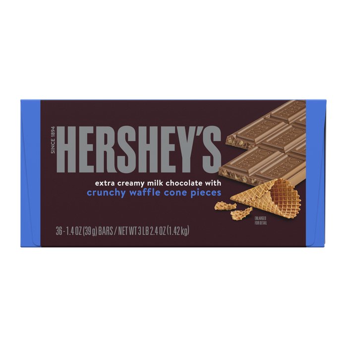 Hershey's Milk Chocolate with Waffle Cone Pieces 39g - Candy Mail UK