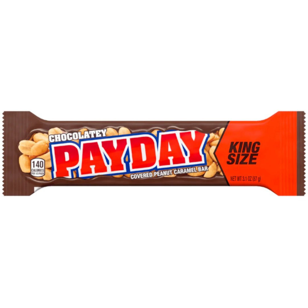 Hershey's Payday Chocolatey Bar King Size 87g - Candy Mail UK