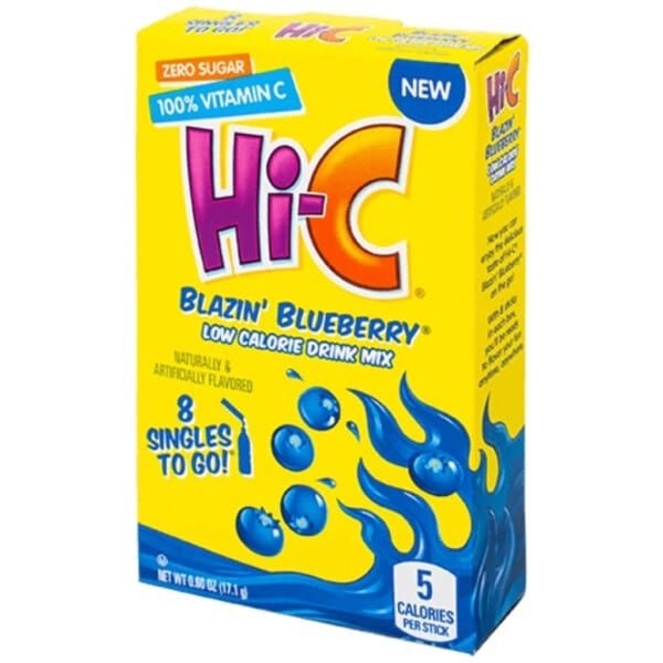 Hi - C Blazin Blueberry Singles To Go 17g - Candy Mail UK