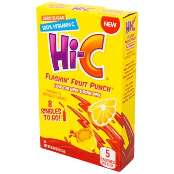 Hi - C Flashin' Fruit Punch Singles To Go 17g - Candy Mail UK