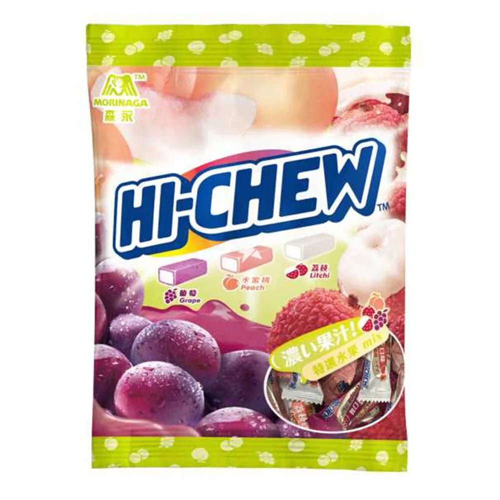 Hi - Chew Grape, Peach and Lychee (Taiwan) 110g - Candy Mail UK