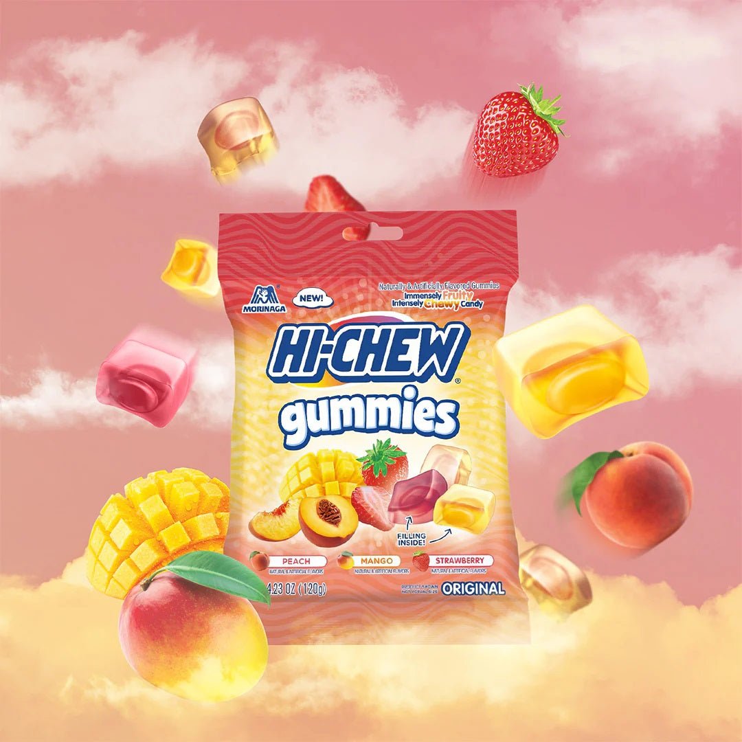 Hi - Chew Gummies Original Mix Peg Bag 120g - Candy Mail UK