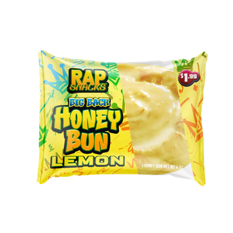 Rap Snacks Big Back Honey Bun Lemon 113g