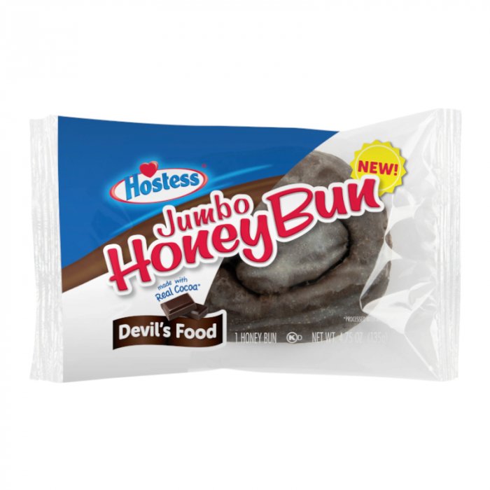 Hostess Devil's Food Jumbo Honey Bun 113g - Candy Mail UK