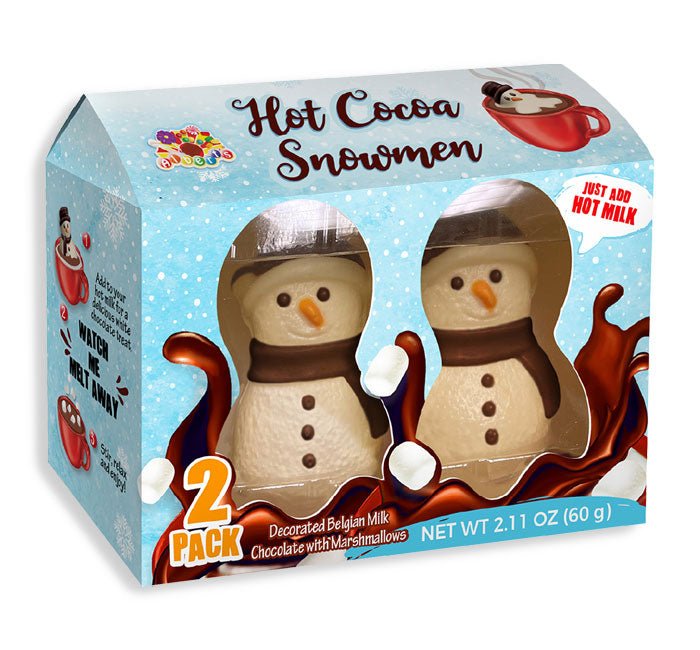 Hot Cocoa Snowman Toppers 60g - Candy Mail UK