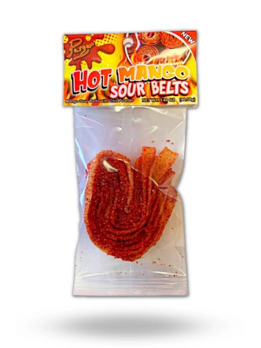 Hot Mango Sour Belts 60g - Candy Mail UK