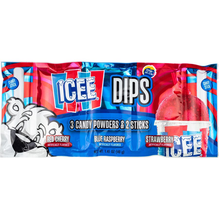 Icee 3pk Dips Candy Powders 40g - Candy Mail UK