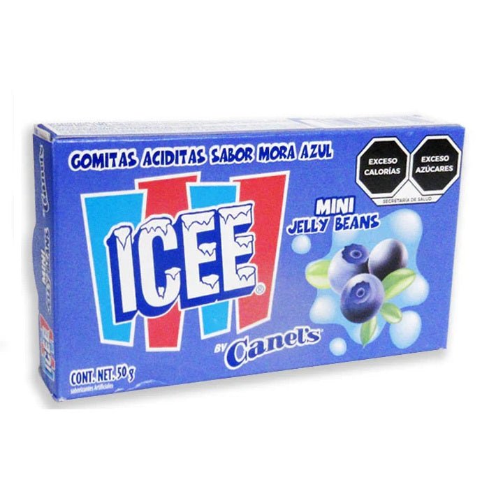 Icee Mini Blueberry Jelly Beans 50g - Candy Mail UK