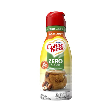 Coffee mate Zero Sugar Hazelnut Coffee Creamer 946ml