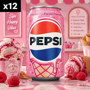 Pepsi Raspberry Ripple Flavour 12 x 330ml (Pre-Order)