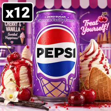 Pepsi Cherry & Vanilla 12 x 330ml (Pre-Order)