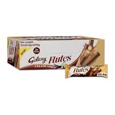 Wholesale Pack Galaxy Flutes Cream (Dubai Import) 12 x 22.5g Best Before (20/07/25)