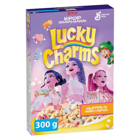 Lucky Charms KPop Demon Hunters Peach Mango 300g