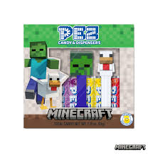Pez Minecraft Chicken Jockey Creeper Gift Set 51g