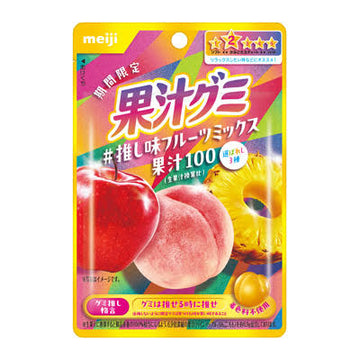 Meiji Fruit Juice Gummy Fruit Mix 47g Japan