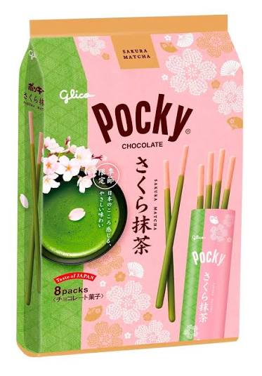 Pocky Sakura Matcha 8 Packs 102g Japan