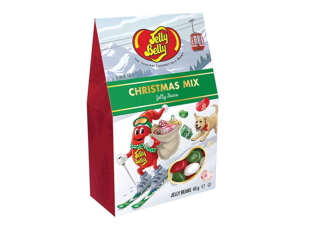 Jelly Belly Christmas Mix Mini Gable Box 45g - Candy Mail UK