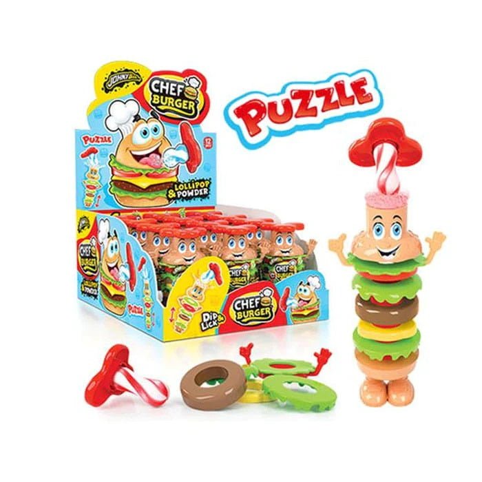 Johnny Bee Candy Chef Burger 20g - Candy Mail UK