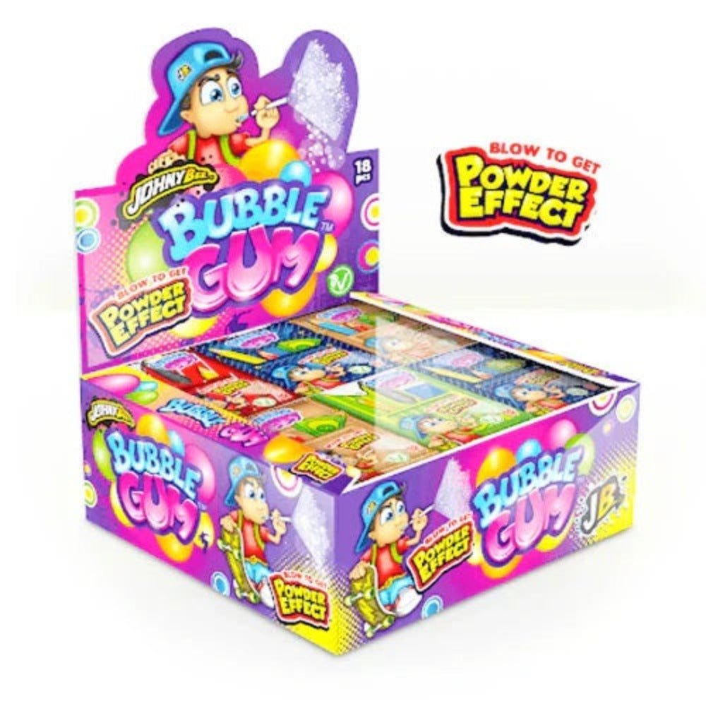 Johnny Bee Xtreme Powder Gum 35g - Candy Mail UK