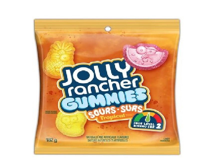 Jolly Rancher Gummies Sours Tropical 182g - Candy Mail UK