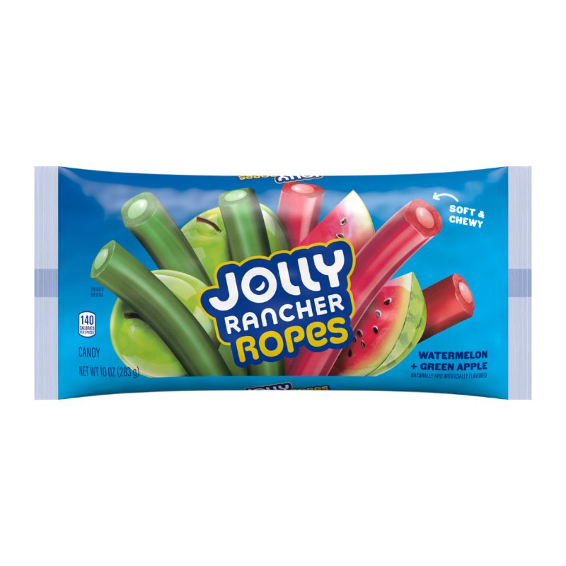 Jolly Rancher Ropes Watermelon and Green Apple 283g - Candy Mail UK