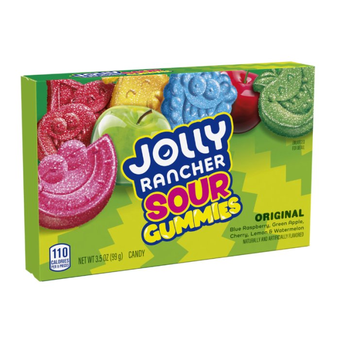 Jolly Ranchers Sour Gummies Theatre Box 99g - Candy Mail UK