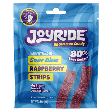Joyride Sweets Blue Raspberry Candy Strips 99g