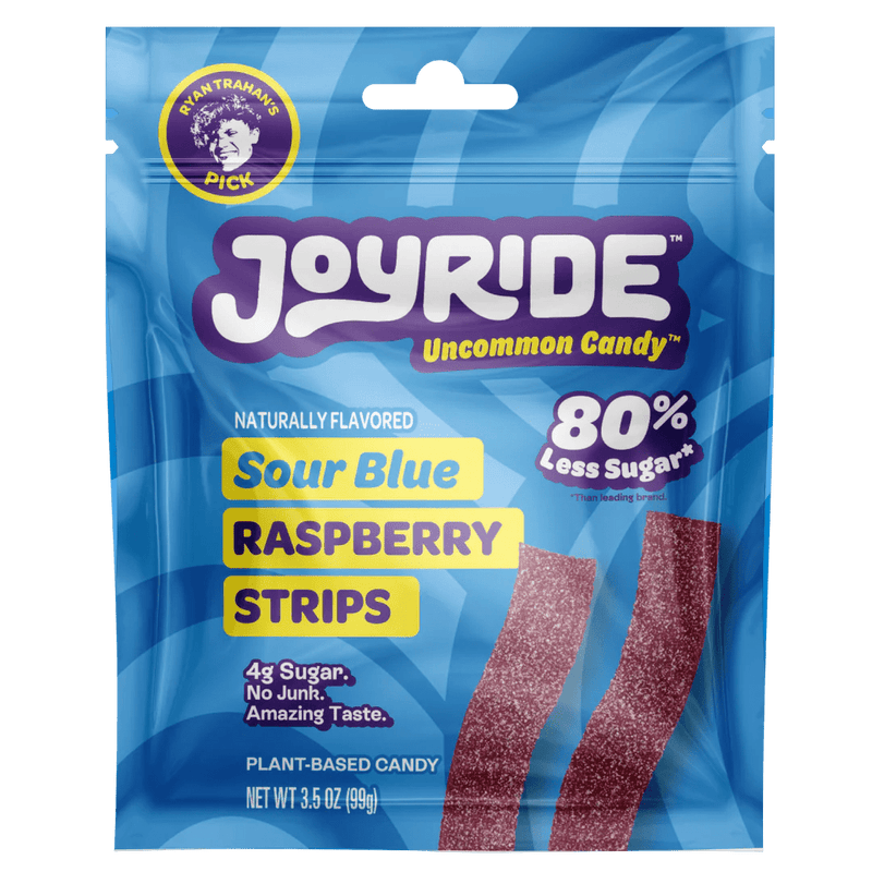 Joyride Sweets Blue Raspberry Candy Strips 99g - Candy Mail UK