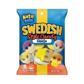Kato Mito Gladje Swedish Style Candy Peg Bag 120g