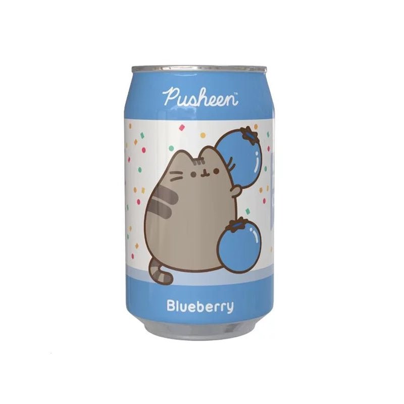 KAWAJI PUSHEEN BLUEBERRY FLAVOUR SODA 330ML BLUEBERRY FALVOUR SODA - Candy Mail UK