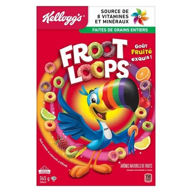 Kellogg's Froot Loops (Canada) 345g - Candy Mail UK
