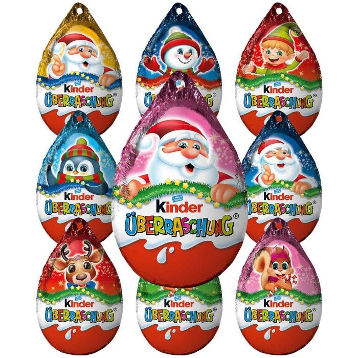 Kinder Chocolate Surprise Christmas Egg 20g - Candy Mail UK