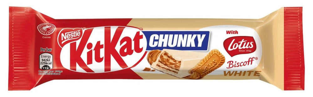 Kit Kat Biscoff Chunky White 42g - Candy Mail UK