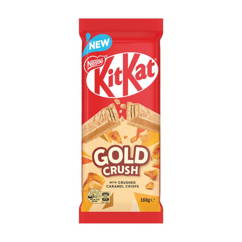 Kit Kat Gold Crush Bar 160g (Australia) - Candy Mail UK