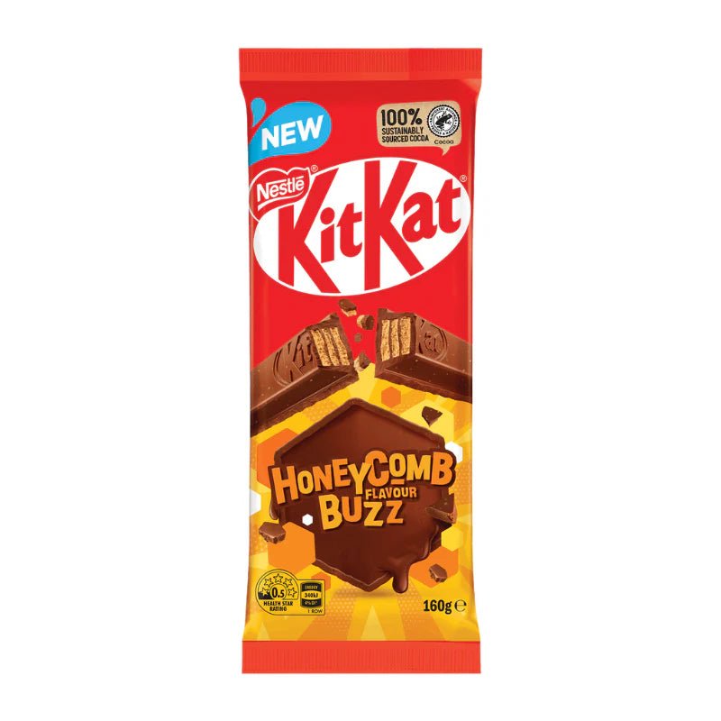 Kit Kat Honeycomb Buzz Bar 160g (Australia) - Candy Mail UK