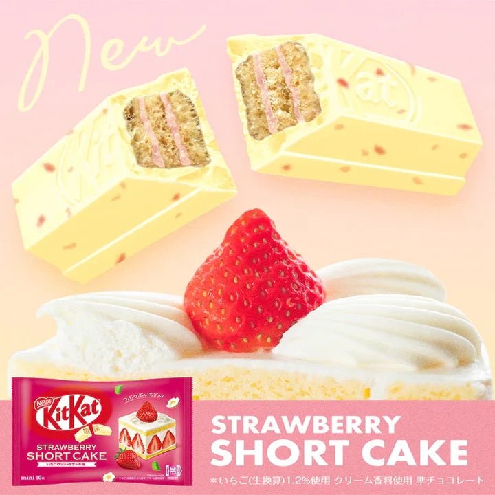 Kit Kat Strawberry Shortcake Flavour Single Bar - Candy Mail UK