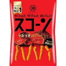 Koikeya Corn Strips Addicted BBQ Flavour 78g (Japan) - Candy Mail UK