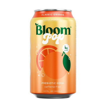 Bloom Pop Classic Orange Prebiotic Soda 355ml