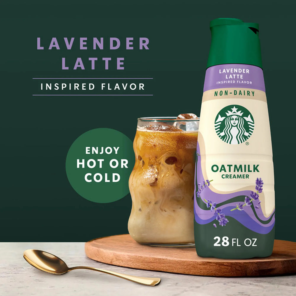 Starbucks Non-Dairy Lavender Latte Oatmilk Creamer 828ml