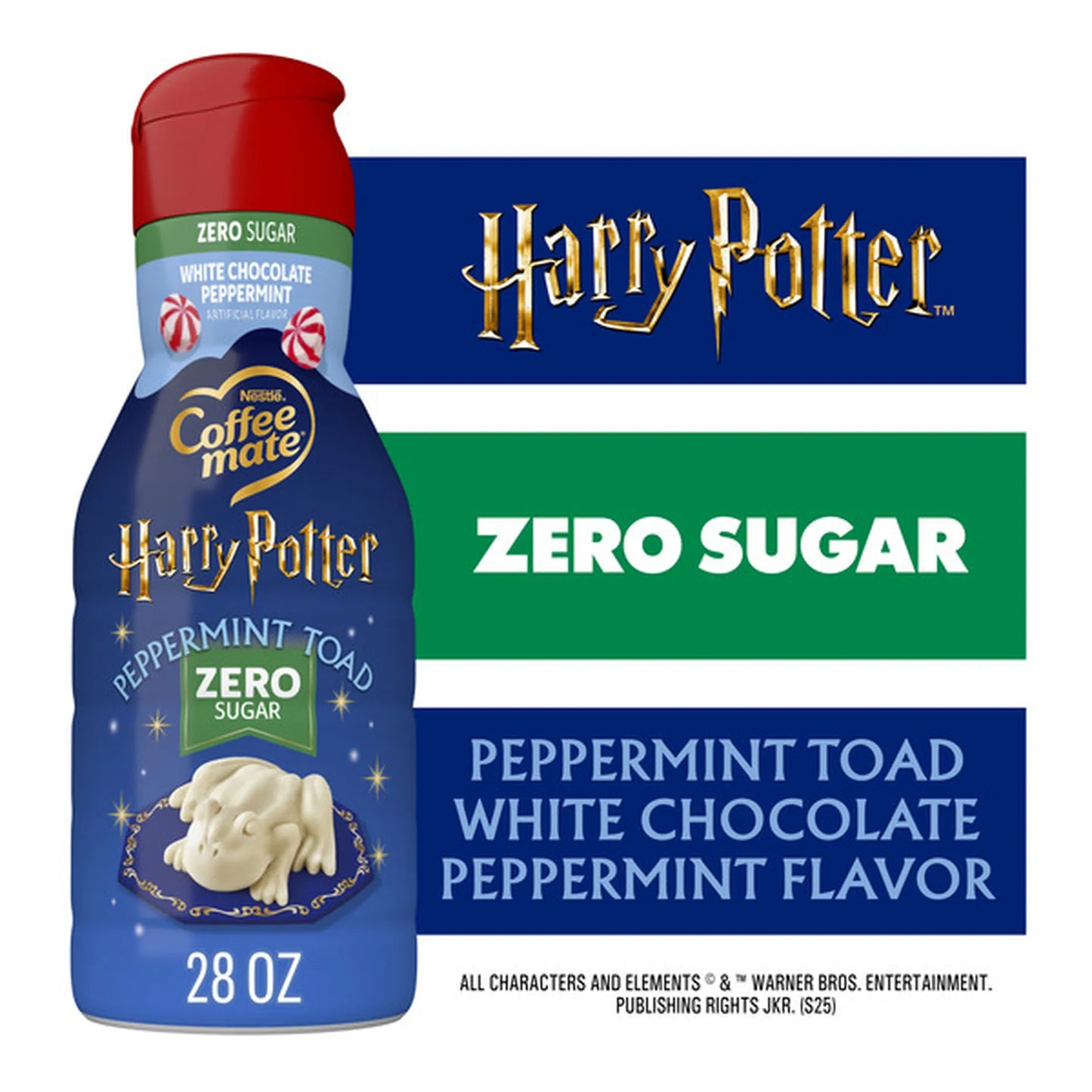 
                  
                    Coffee Mate Harry Potter White Chocolate Peppermint Toad Zero Sugar 828ml BEST BEFORE DECEMBER 2025
                  
                