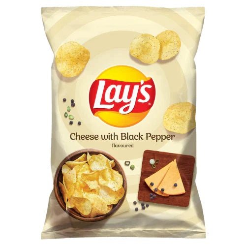 Lay's Cheese With Black Pepper(EU) 130g - Candy Mail UK