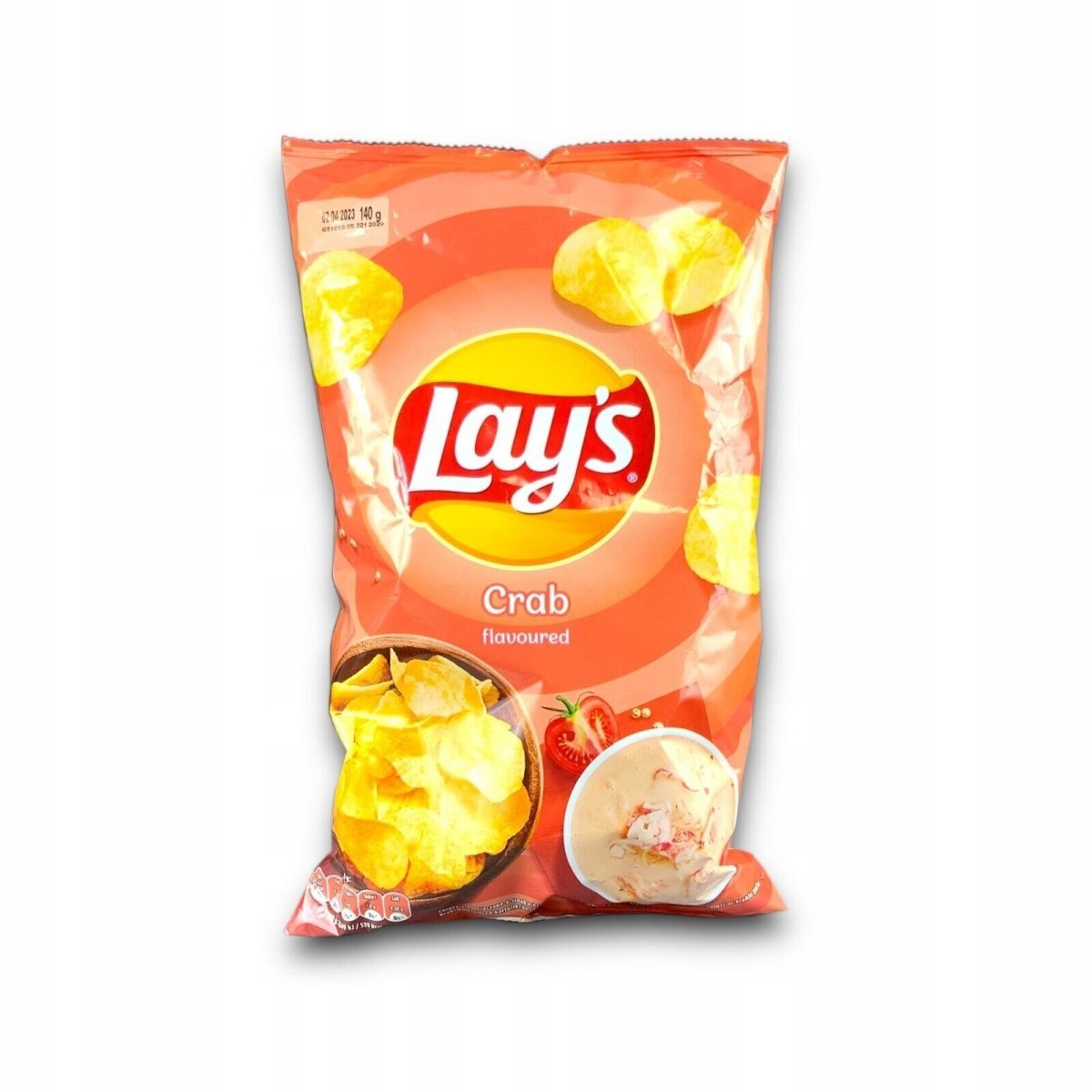 Lay's Crab Flavour Crisps (EU) 130g Best Before (04/08/24) - Candy Mail UK