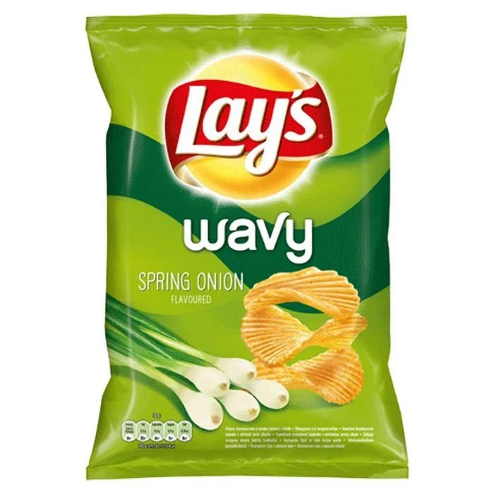 Lay's Max Wavy Crisps Spring Onion (EU) 120g - Candy Mail UK