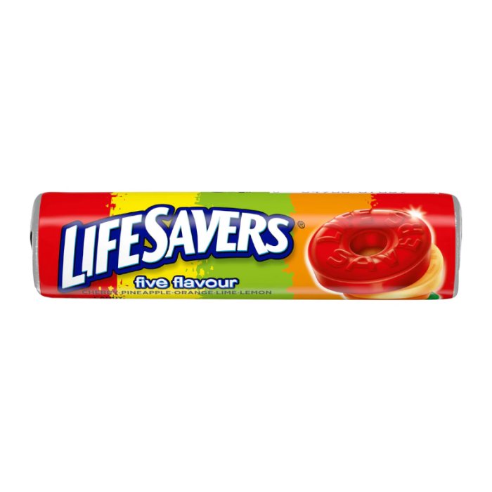 Life Savers 5 Flavour Roll - 32g (Canadian) - Candy Mail UK