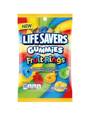 Lifesavers Gummies Fruit Rings 198g