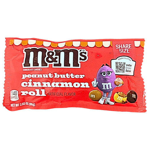 M&M's Bakery Collection Peanut Butter Cinnamon Roll 80g