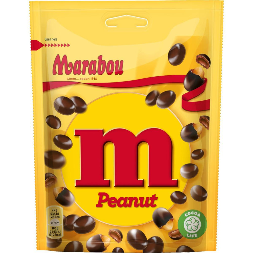 Marabou M Peanut (Sweden) 200g - Candy Mail UK